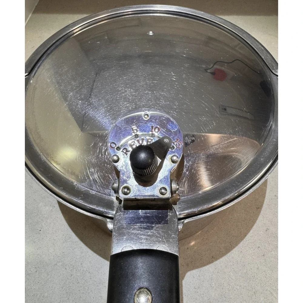 Vintage Revere Ware Pressure Cooker 4 Qt. Pot Copper Clad Bottom 1801